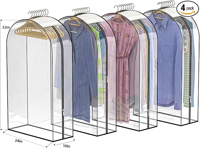 Upgraded Thickened Clear Garment Bags by Unknown