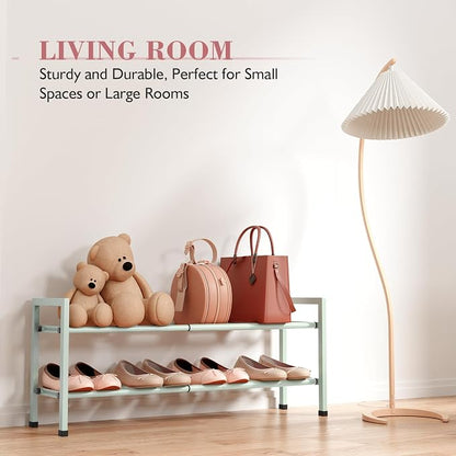 Bumusty 2-Tier Expandable Shoe Rack - Image 5