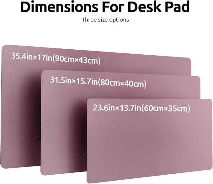 YSAGi Desk Mat, Dual-Sided Desk Pad, 31.5" x 15.7" Laptop Leather Desk Pad - Image 8