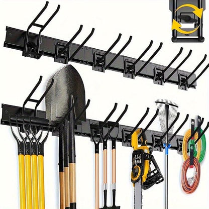 48" Industrial-Grade Wall-Mounted Garage Tool Organizer Heavy-Duty Steel Frame by MovocrooiMiner