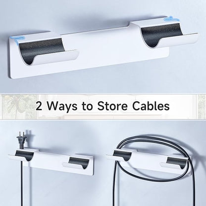 2 PCS Wall Mount Curling Iron Holder and Hair Tool Organizer - Image 2