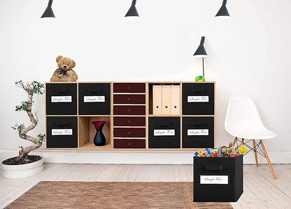 11 Inch Storage Cube, Storage bin, cube storage Foldable Fabric Cube Storage - Image 6