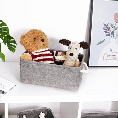 HNZIGE Small Baskets for Shelves Fabric Storage Baskets, Empty Gift Baskets - Image 4
