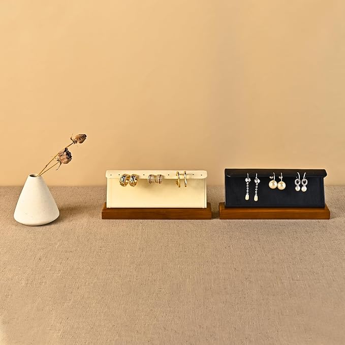 Solid Wood Jewelry Earrings Display Stand Small Jewelry Display - Image 3
