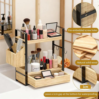 2-Tired Bathroom Counter Organizers and Storage, Bathroom Countertop Organizer - Image 5