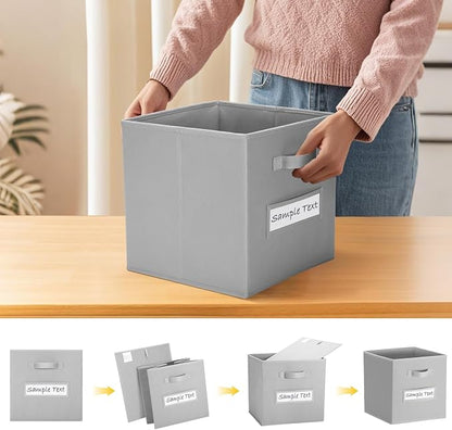 11x11 storage cube bins Foldable Fabric storage cubes - Image 4