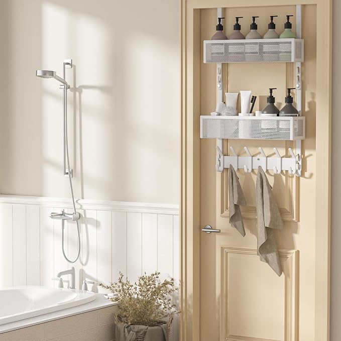 LUCYCAZ Over The Door Hooks Organizer, Door Hanger - Image 8