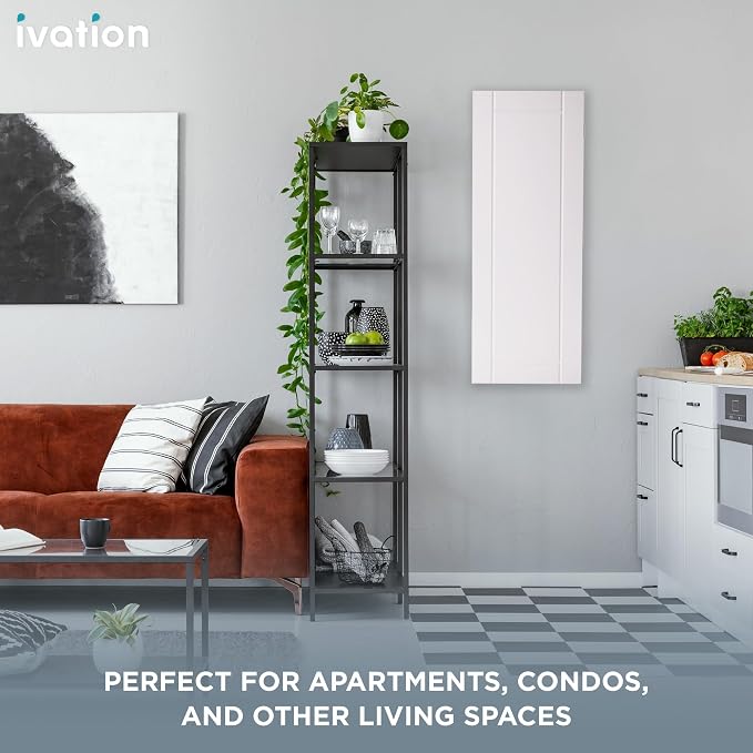 Ivation Wall-Mounted Swivel Ironing Board Cabinet, Foldable Ironing Storage - Image 7