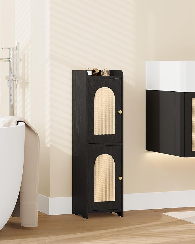 Hzuaneri Bathroom Storage Cabinet, Small Corner Floor Cabinet - Image 5