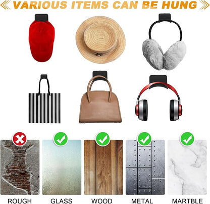 Headphone Wall Hangers Adhesive Gaming Headset Holder Hooks - Image 4
