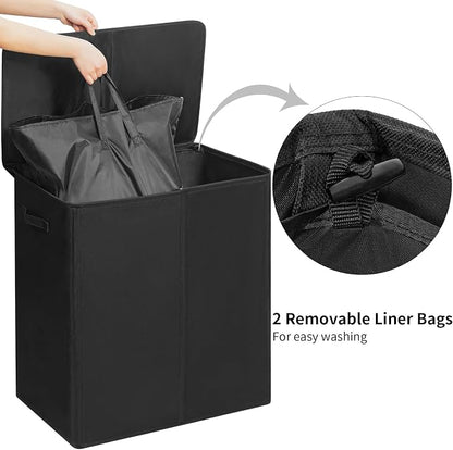 WOWLIVE 180L Double Laundry Hamper - Image 5