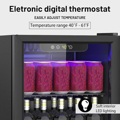 Compact 60 Can/1.3 Cu.Ft Mini Fridge - Image 3