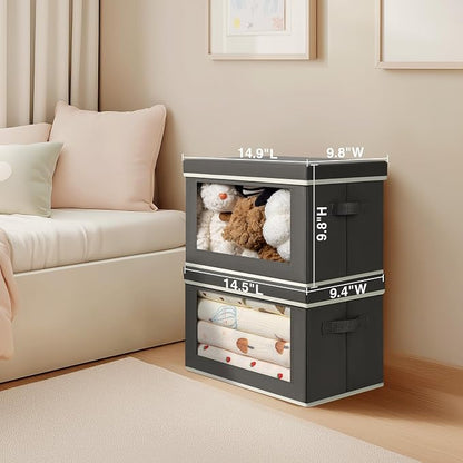 Homsorout Storage Boxes with Lids - Image 2