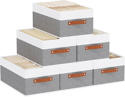 Storage Basket for Shelves, Closet Bin by YheenLf