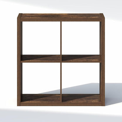 Furinno Cubic Extra Thick 4-Cube Closet Organizers and Storage, Amber Pine | - Image 9