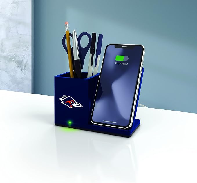 SOAR NCAA Unisex Cell Phone Wireless Charging Stand and Desktop Organizer - Image 2