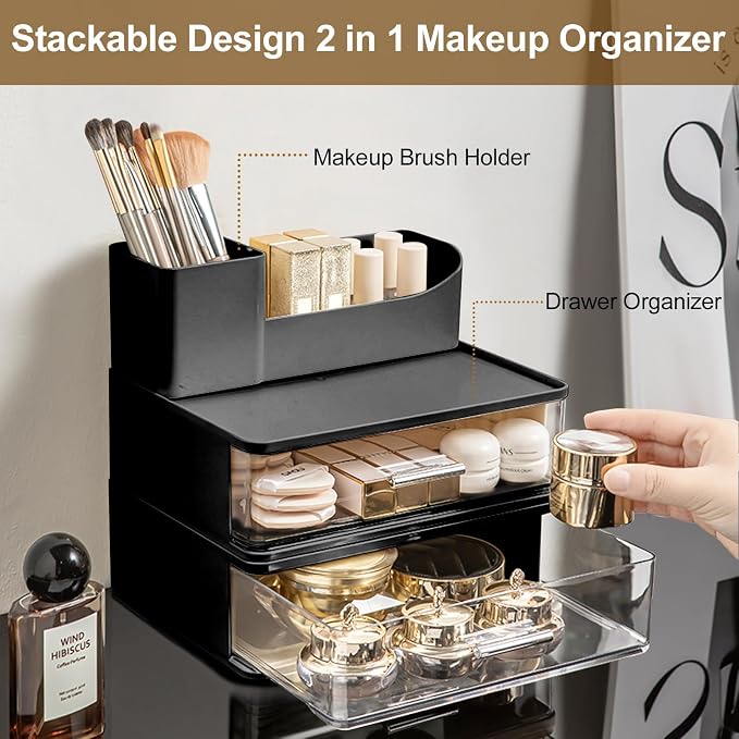 DASITON Makeup Organizer for Vanity - Image 2