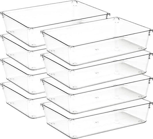 8 Pack Drawer Organizer by Ravinte+Decor