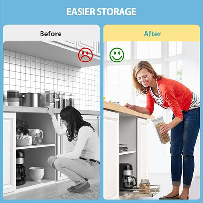 ZOINLIY Pull Out Cabinet Organizer, Versatile Slide Out Kitchen Organizers and - Image 5