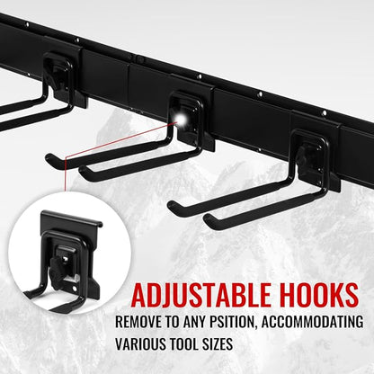 Garage Organization Wall Mount, 96inch Garden Tool Organizer - Image 5