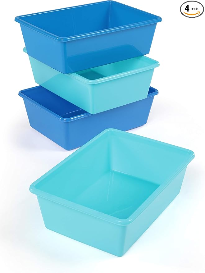 Humble Crew Large Plastic Storage Bins by HumbleCrew