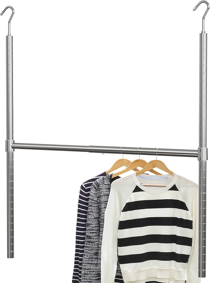 Simple Houseware Adjustable Closet Hanging Rod by SimpleHouseware