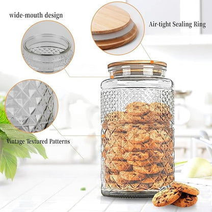 Prettidecor 1 Gallon Large Airtight Glass Storage Jars - Image 3