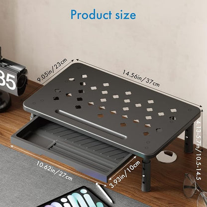 Monitor Stand Riser with Drawer - Image 7
