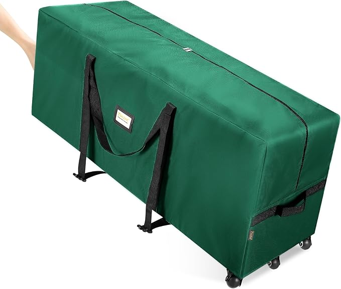 BALEINE 9 ft Rolling Christmas Tree Storage Bag, 3 Swivel Wheels by BALEINE