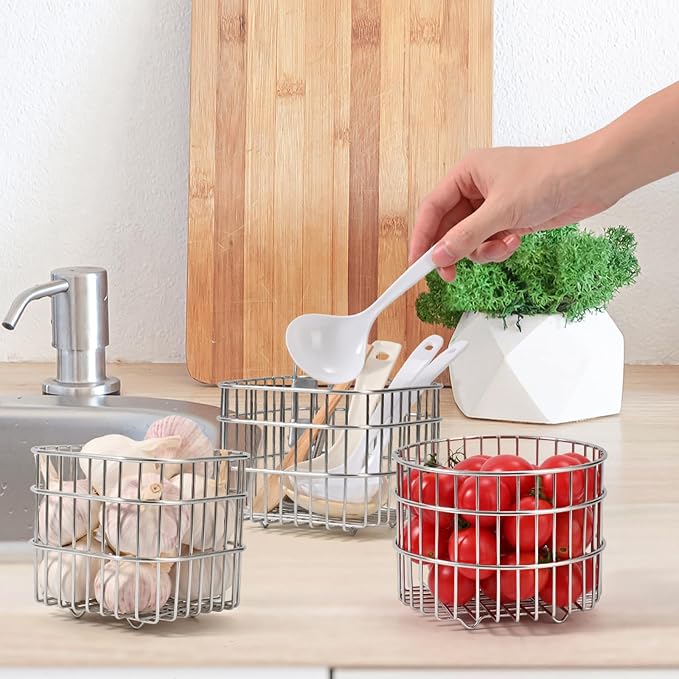 304SS Fruit Basket 3.5L Kitchen Storage Colander Produce Holder | 304 stainless - Image 7
