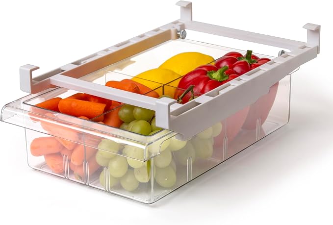 BINO | Pull-out Fridge Organizer | THE HANGER COLLECTION | Fridge Drawer - Image 8