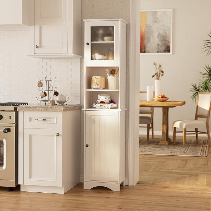 Gizoon 67.1" Tall Bathroom Storage Cabinet - Image 8
