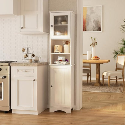 Gizoon 67.1" Tall Bathroom Storage Cabinet - Image 8