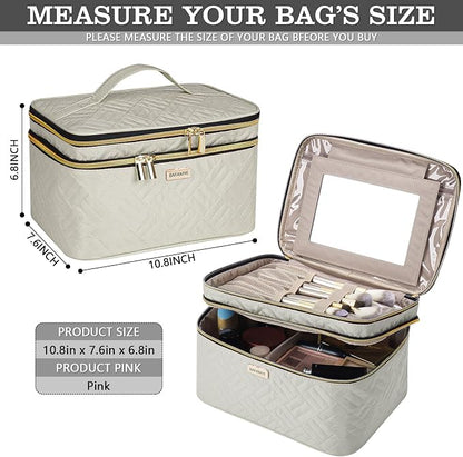 8.8L Double Layer Travel Makeup Bag - Image 2