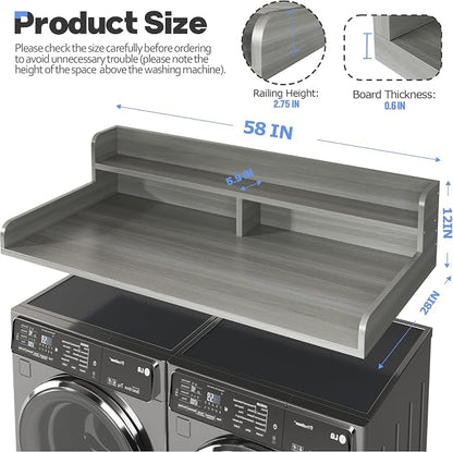 2-Tier Washer and Dryer Countertop - Image 2