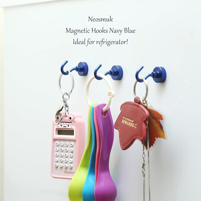 Neosmuk Magnetic Hooks, Heavy Duty 30lb+ Strong Magnet Hook - Image 3