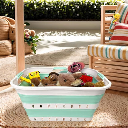 SAMMART 42L Collapsible Plastic Laundry Basket - Image 3