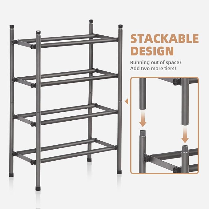 STORAGE MANIAC Expandable Shoe Rack - Image 4