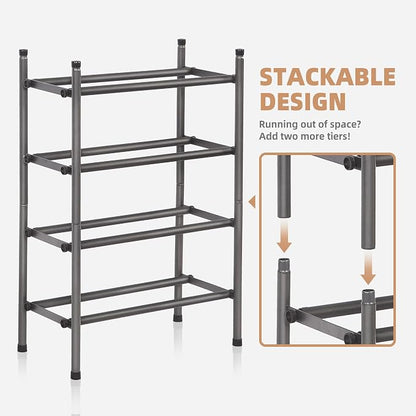 STORAGE MANIAC Expandable Shoe Rack - Image 4