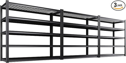 3-Pack Heavy Duty Garage Shelving by CreatingaComfortableLiving