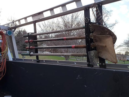 LockJaw Heavy Duty Steel 4 Hole Shovel Holder - Image 6