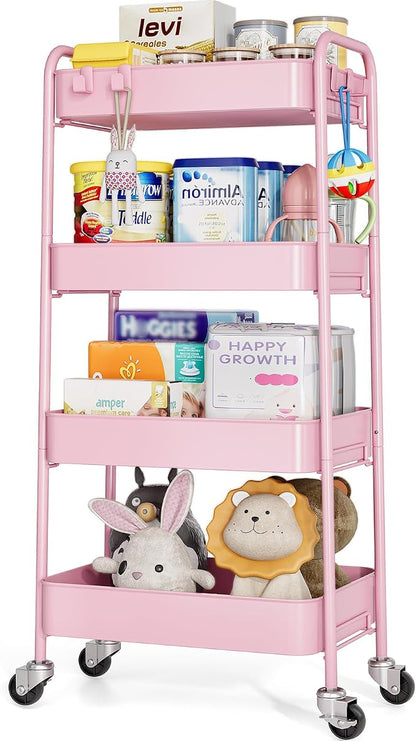 TOOLF 4-Tier Rolling Cart by TOOLF