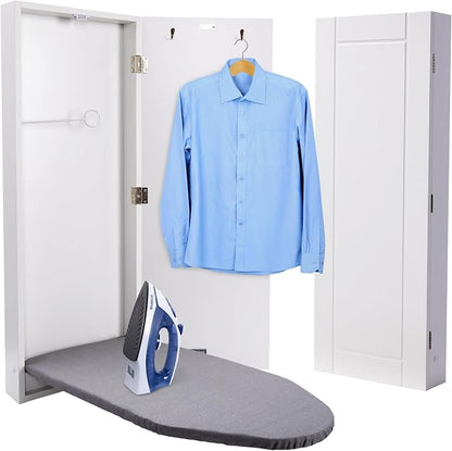 Ivation Wall-Mounted Ironing Board Cabinet, Foldable Ironing Storage Station by Ivation