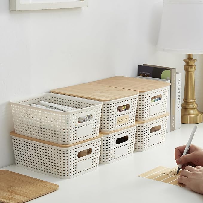 Bagnizer Small Plastic Storage Bins - Image 6