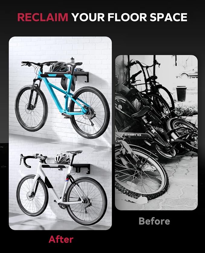 HAPBEAR Bike Wall Mount Rack - Image 7
