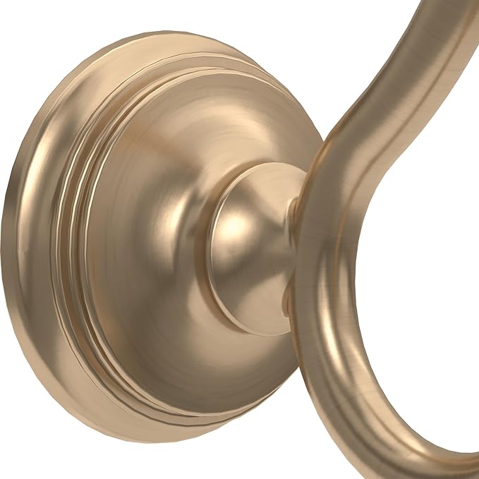 Delta Double Towel Hook for Bathroom or Kitchen| Champagne Bronze | Cassidy - Image 4