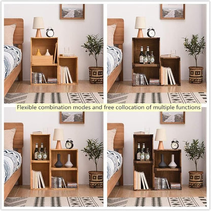KIRIGEN Stackable Wood Storage Cube - Image 9
