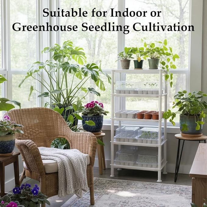 RooTrimmer 5-Tier Seed Starter Trays, Plant Stand, - Image 9