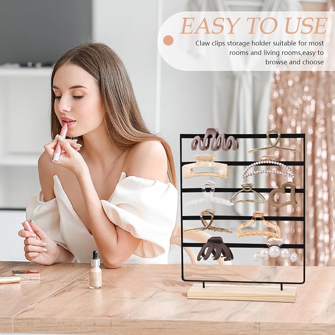 SNOWSTAR Hair Claw Clip Holder Organizer - Image 5