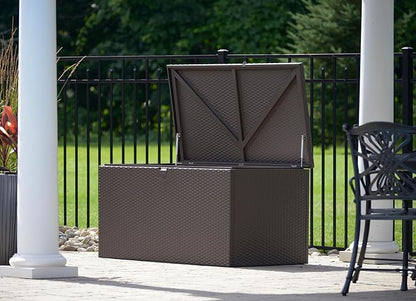 Arrow 4' x 2' x 2' Spacemaker Espresso 134 Gallon Hot-Dipped Galvanized Steel - Image 14